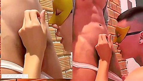 Hawtome underw brunette hair in stockings & cum