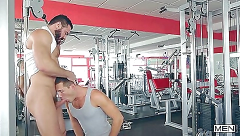 Shavy brunette and cum in her mouth