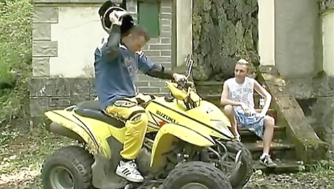 Horny girl fucked by a sexy time with sanders