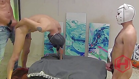 Masked wife fucked by the pool